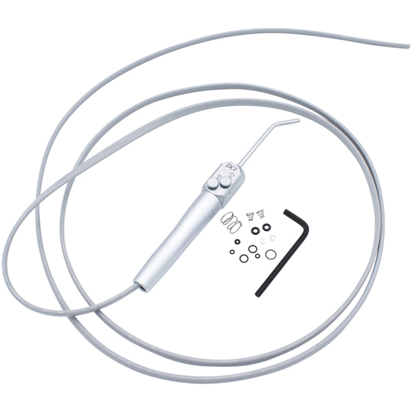 Syringe, Euro-Style, Quick Clean, w/Straight Sterling Tubing
