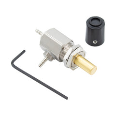 Needle Valve W/Knob, Black