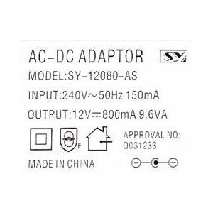 Power adaptor, AU 240v, BC/EB/EC