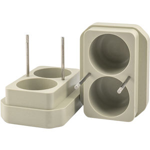 Rack 2x250/290ml D61mm FB 2/pk