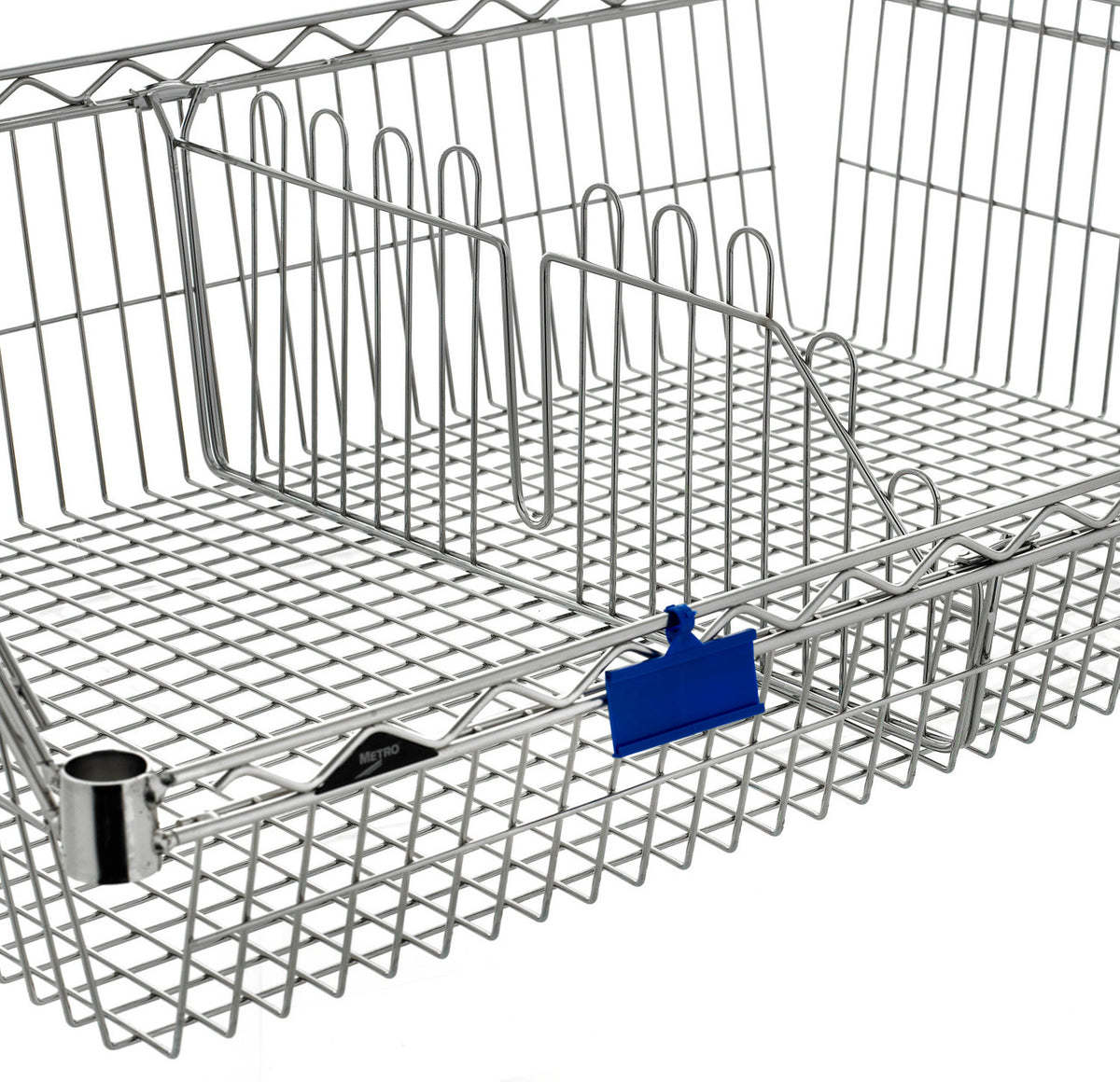 Metro Super Erecta Basket Shelving Divider, Chrome