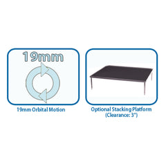 Orbi-Blotter™  with non slip rubber mat platform (14x12")