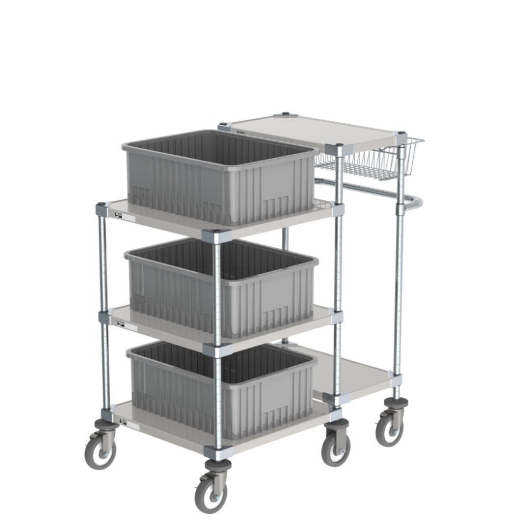 Metro CR243840-PC Picking Cart, 24" x 38" x 40"