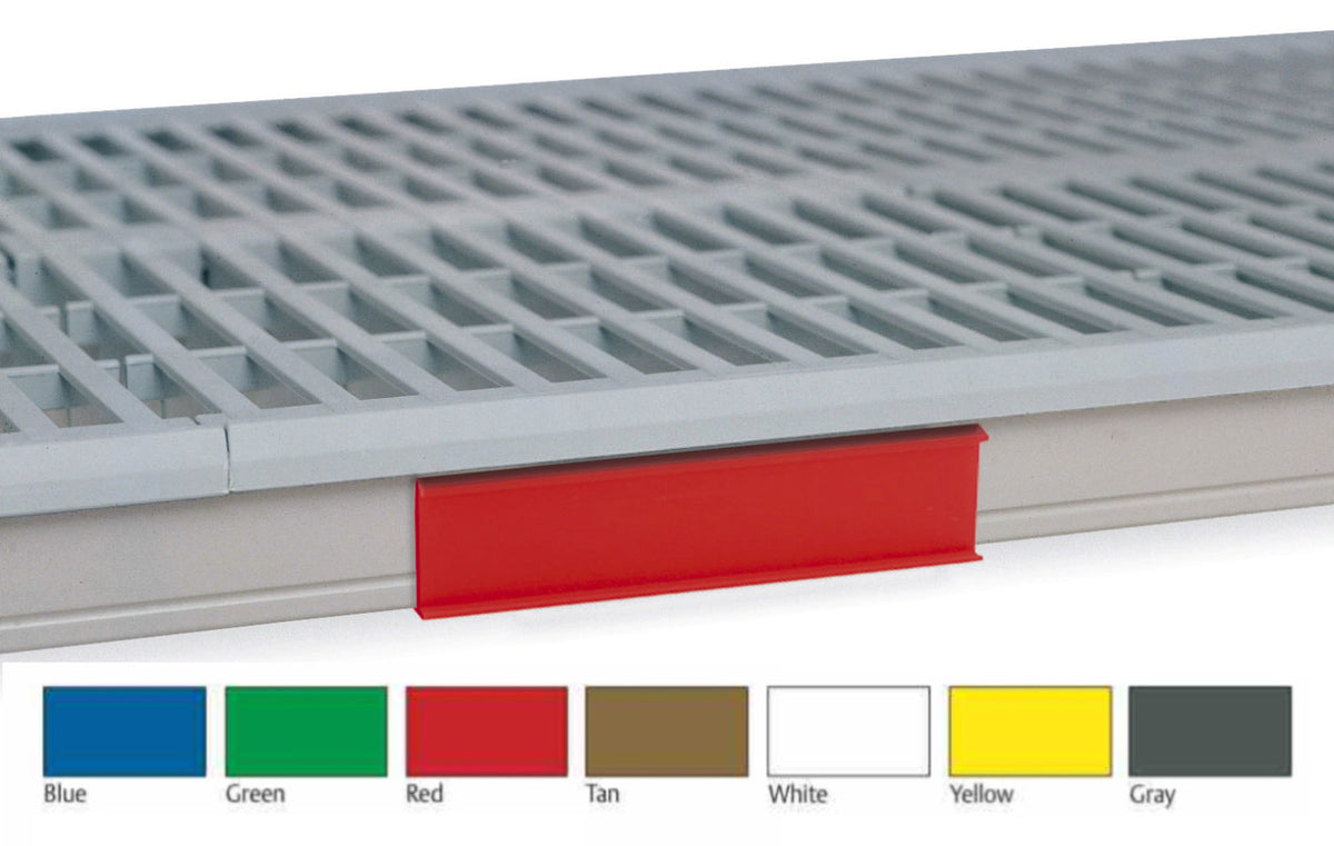 Metro 6" Color Shelf Markers for Super Erecta Pro and MetroMax Industrial Plastic Shelving