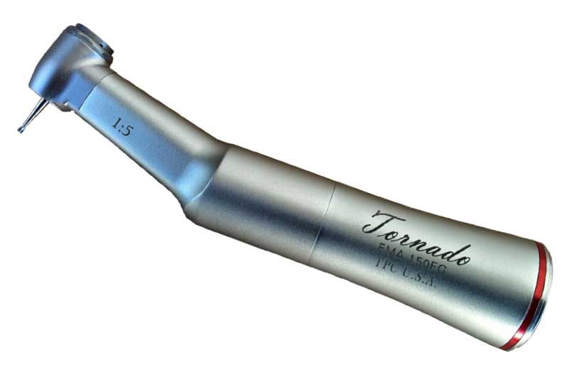 EMA-150FG Tornado Electric Motor Contra Angle Attachment, Fiber Optic 1:5 FG