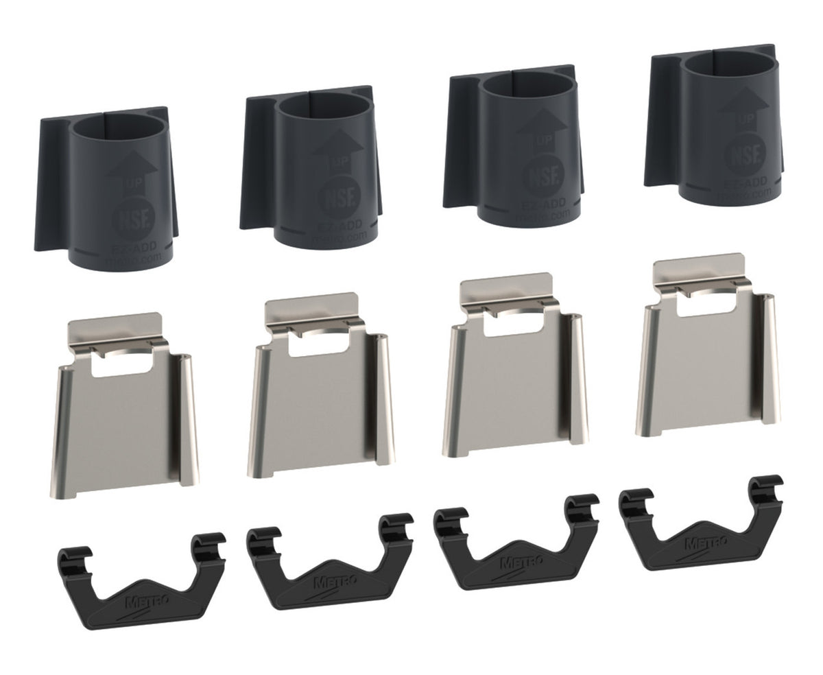 Metro EZA-SCKIT Super Erecta EZ-ADD Corner Hardware Kit, Pack of 4