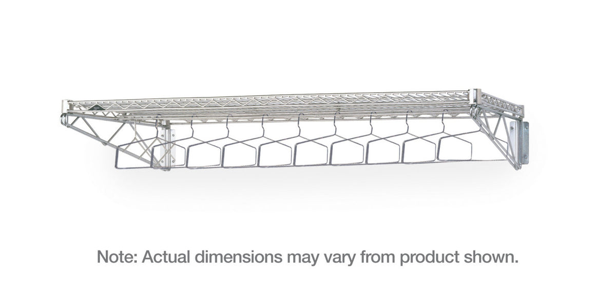 Metro Stainless Steel Wall Mount Garment Rack