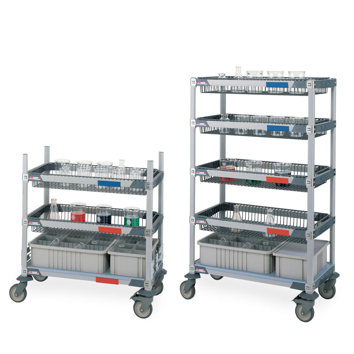 MetroMax i Glassware Basket Carts