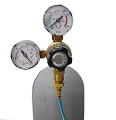 Regulator (optional) required for connecting to an O? source