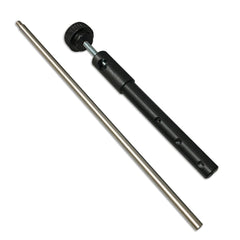Clamp assembly with support rod and clamps for securing thermometers/probes