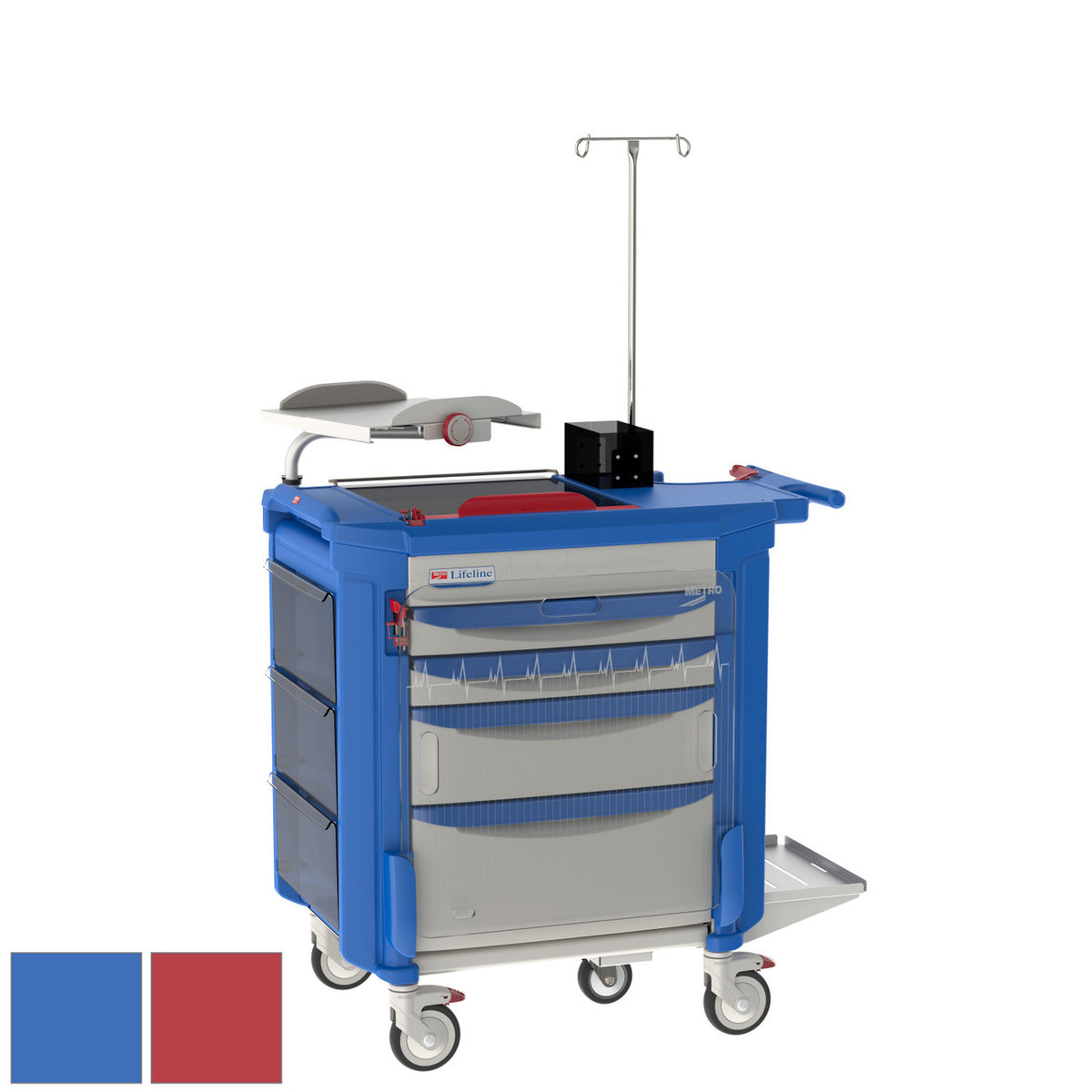 Metro LECCRP3 Lifeline Crash Cart