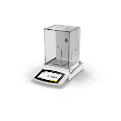Cubis® II Advanced Analytical Balance with 0.1 mg readability, Automatic Draft Shield + Ionizer, and QP99 software package