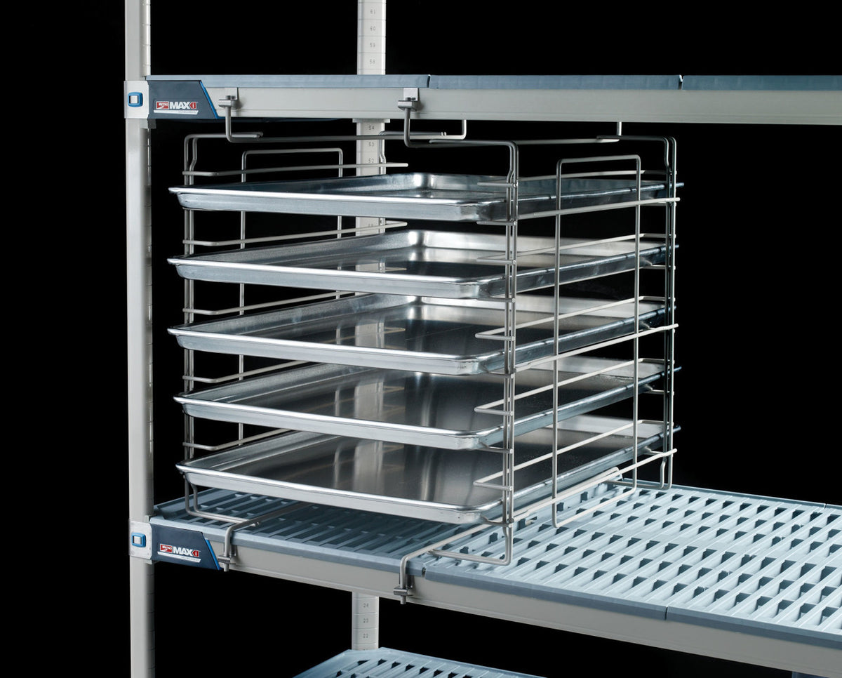 Metro Adjustable Slide System for MetroMax Industrial Plastic Shelving
