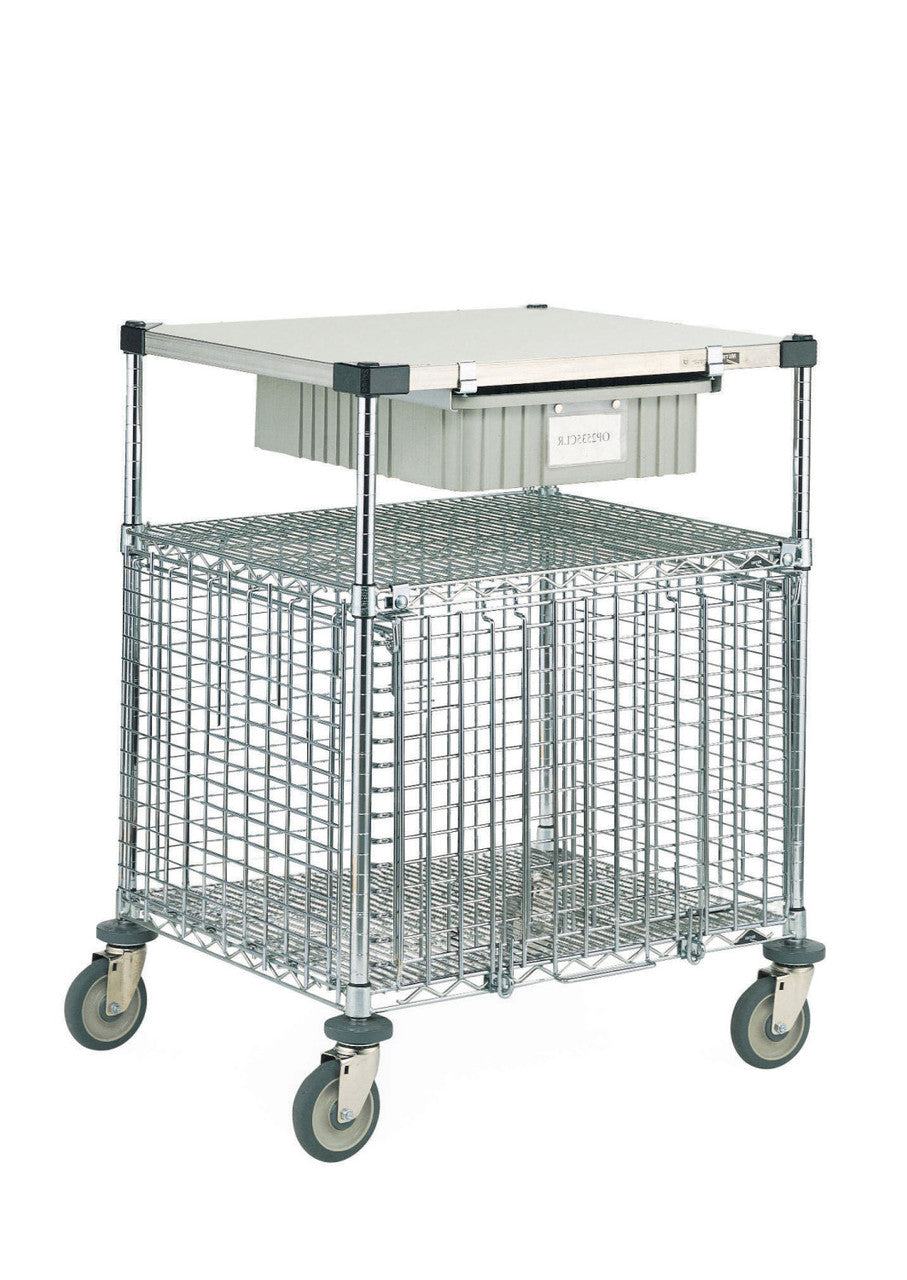 Metro SECMLAB Super Erecta Lab Security Cart