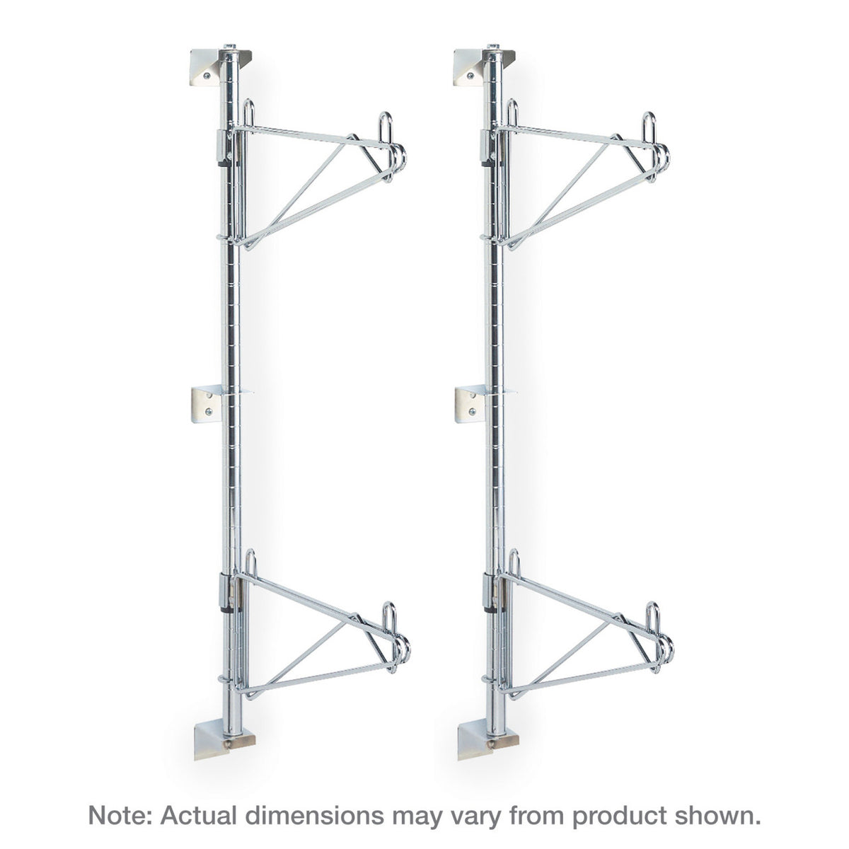 Metro Super Erecta Post-Type Wall Mount End Unit Kit
