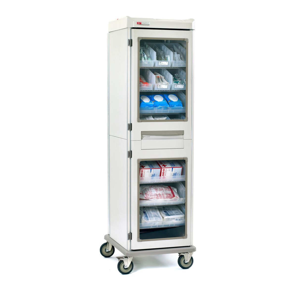 Metro Starsys XD Extra Deep Mobile Supply Cabinet, Single Wide