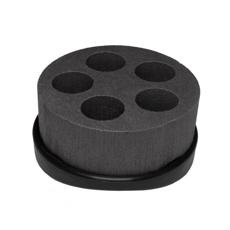 Foam stand for 5 test-tubes Ø 24 mm