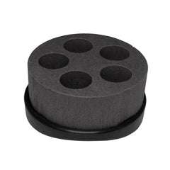 Foam stand for 5 test-tubes Ø 24 mm
