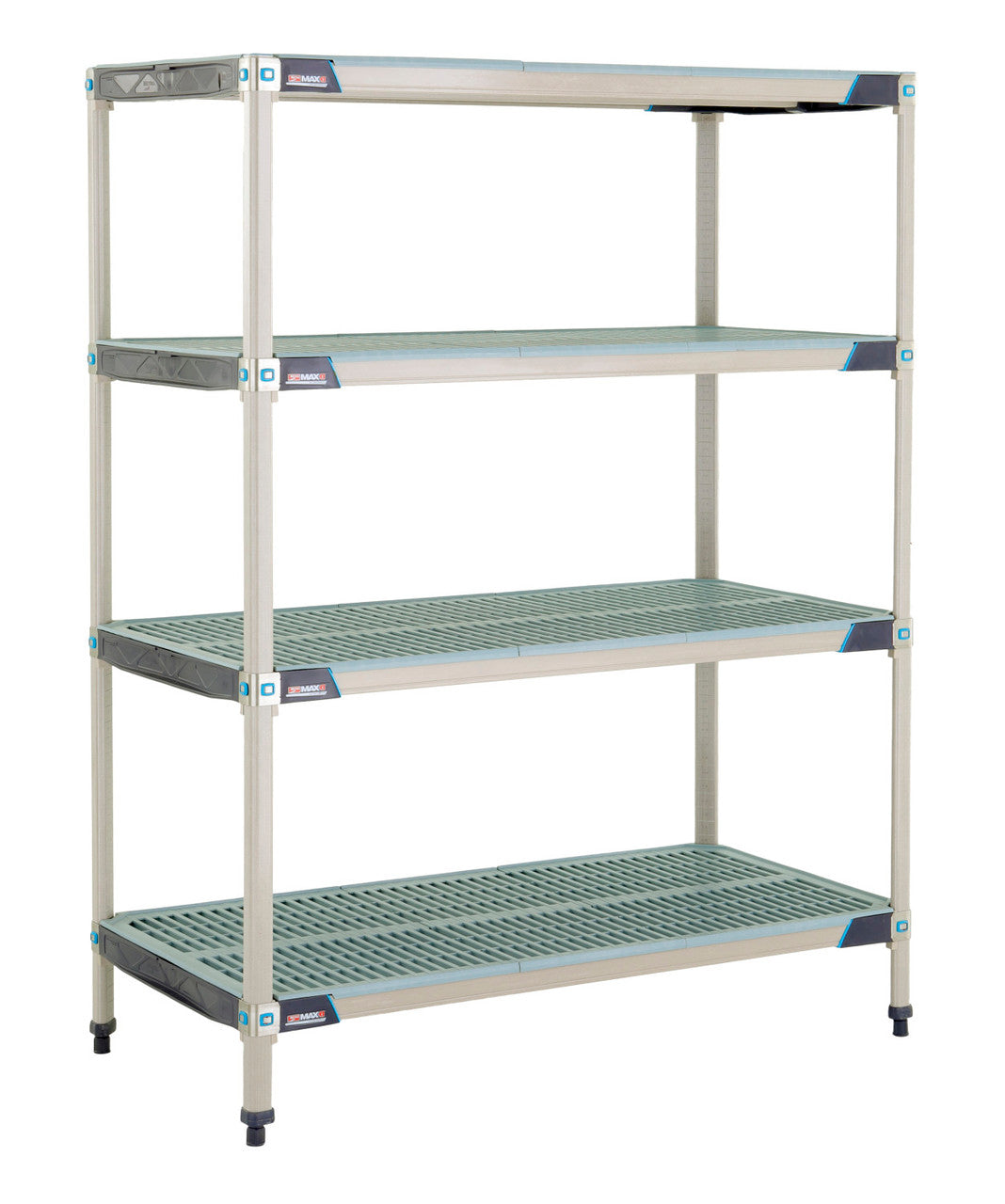 MetroMax i 4-Shelf and 5-Shelf Plastic Industrial Shelving Starter Units