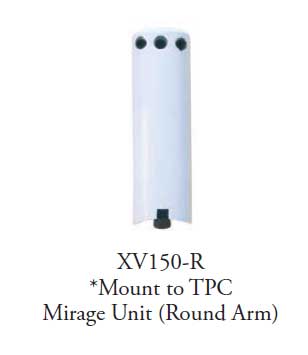 XV150-R Xray viewer bracket (round cut-out) - mount to Mirage unit head (Round Arm)