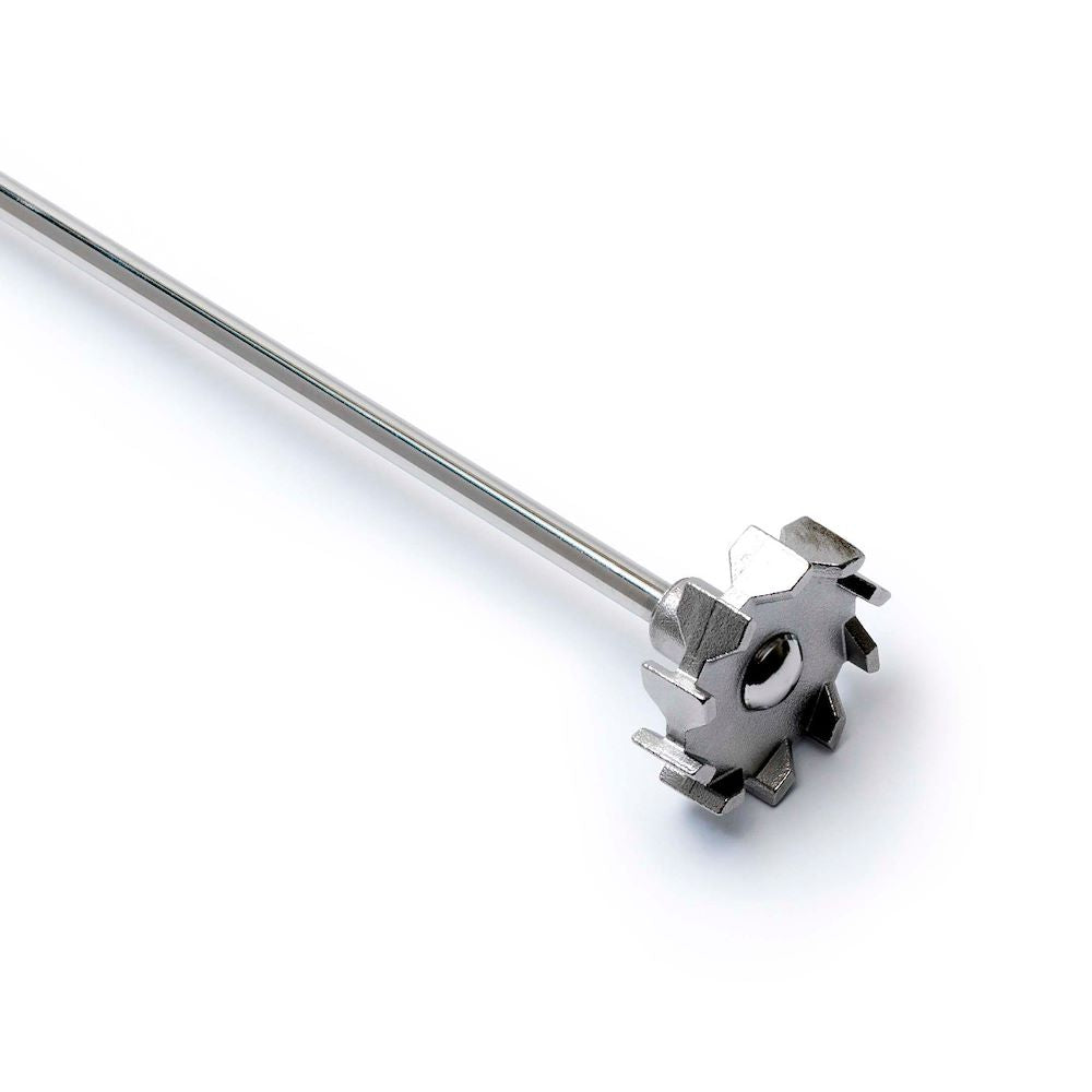 Stirring shaft with turbine