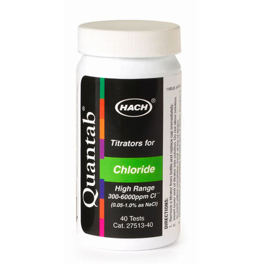 Hach 2751340 Test Strip, HR Chloride QuanTab