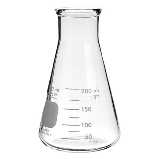 Flask, Erlenmeyer, Glass