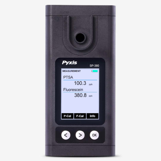 Pyxis Lab® SP-380 Handheld Fluorometer PTSA & Fluorescein Measurement