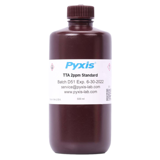 Calibration Std TTA - 2ppm - 500mL Bottle