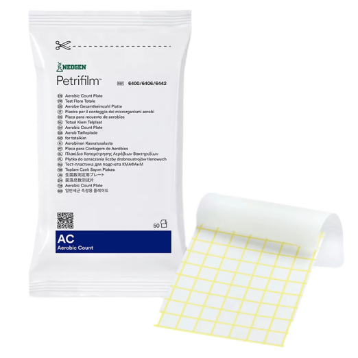 Neogen® Petrifilm® Aerobic Count (AC) Plates, 100 Count – Rapid, Sample-Ready Microbial Testing