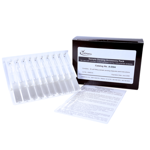 CHEMetrics A-0504 Sample Zeroing Accessory Pack