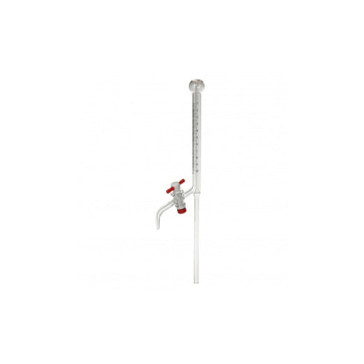 Buret, 10mL, Teflon SC, w/250mL Bottle/Cap,