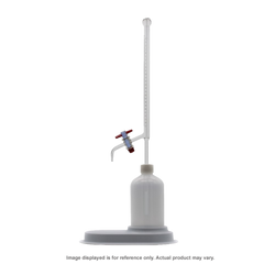 Buret, Stem, 25mL, Glass SC, w/500mL Bottle/Cap