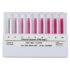 CHEMetrics C-2710 Chlorine Dioxide Comparator - Flat
