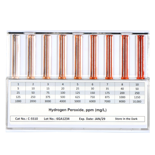 CHEMetrics C-5510 Hydrogen Peroxide Comparator - Flat