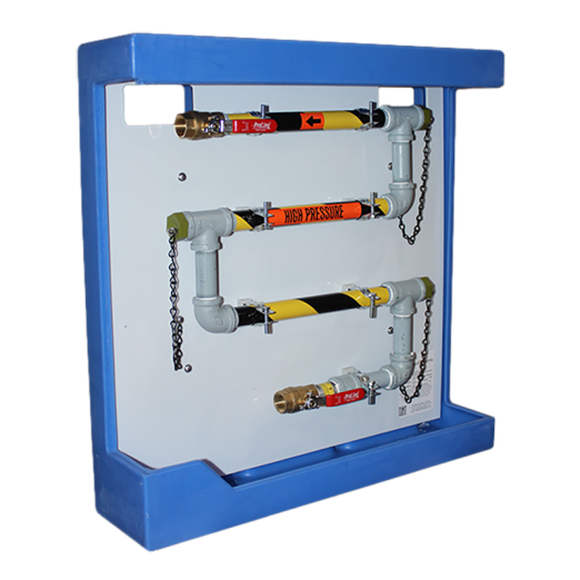 3/4" 4 Pass Carbon Steel Coupon Rack