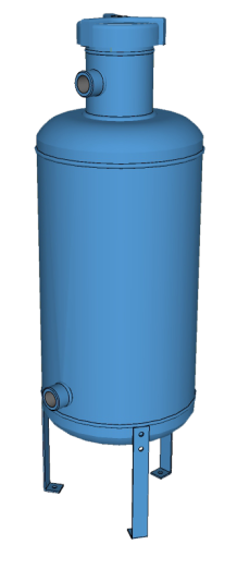 AquaPhoenix 5 Gal Dome Bottom Bypass Feeder with Quick Closure