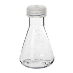 Flask, PMP, 125mL, w/Screw Cap