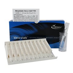 CHEMetrics® Vacu-vials® Test Kit Molybdate  (0-25.0 ppm)