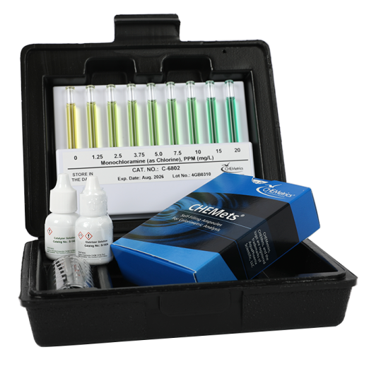 CHEMetrics® CHEMets® Test Kit Monochloramine (0 - 20 ppm)