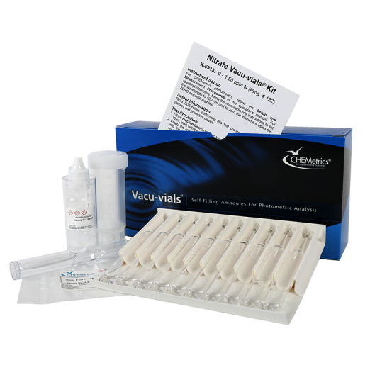 CHEMetrics® Vacu-vials® Test Kit Nitrate, Zinc (0-1.50 ppm)