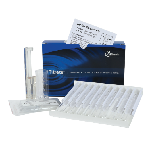 CHEMetrics® Titrets® Test Kit Nitrite (250-2500 ppm)