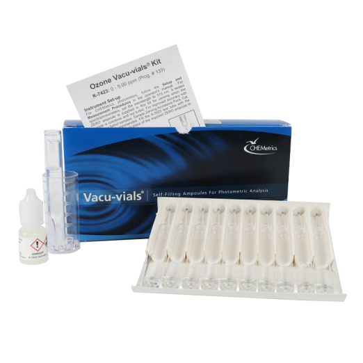 CHEMetrics® Vacu-vials® Test Kit Ozone (0-5.00 ppm)