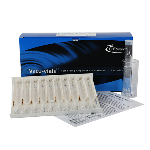 CHEMetrics® Vacu-vials® Test Kit Ozone (0-0.75 ppm)