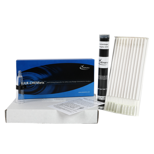 CHEMetrics® CHEMets® Test Kit Oxygen, Dissolved ULR (0-20 ppb)