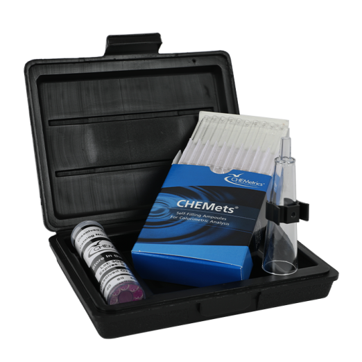 CHEMetrics® CHEMets® Test Kit Oxygen, Dissolved (5-180 ppb)