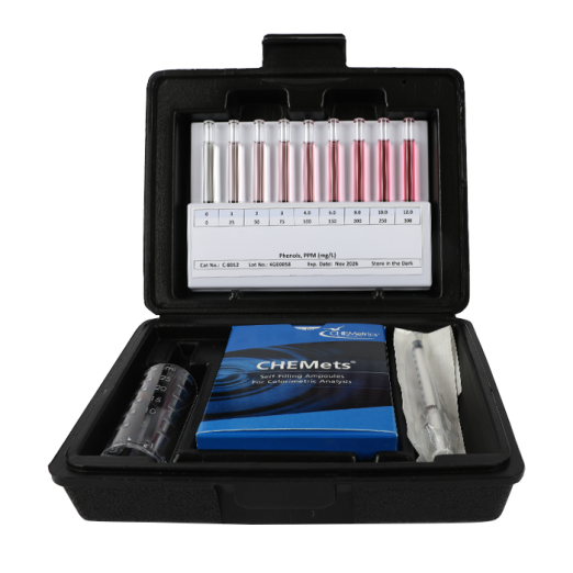 CHEMetrics® CHEMets® Test Kit Phenols (0-300 ppm)