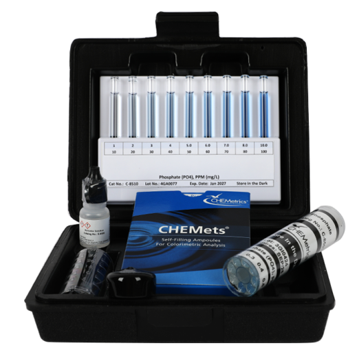 CHEMetrics® CHEMets® Test Kit Phosphate, Ortho (Stannous Chloride)