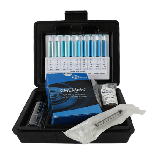 CHEMetrics® CHEMets® Test Kit  Sulfide HR (25-250 ppm)