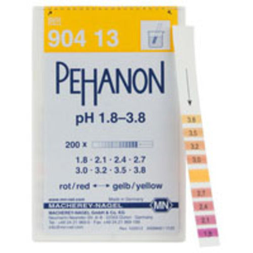 pH Strips, pH 1.8-3.8